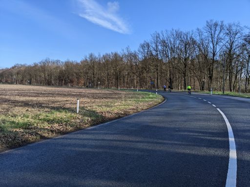 Leaving Dorsten in the sun