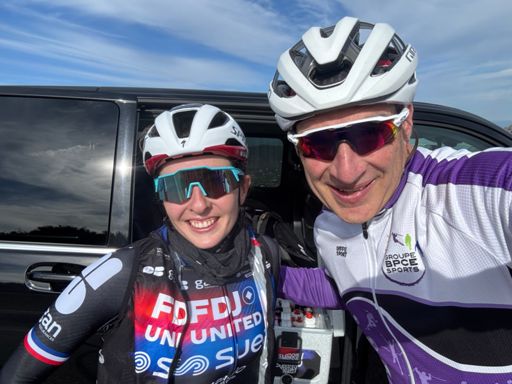 Juliette, exos terminés en haut du Vall d’Ebo 😅