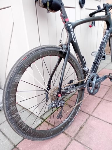 No rain, but dirty roads and splashing thru the puddles. 😉