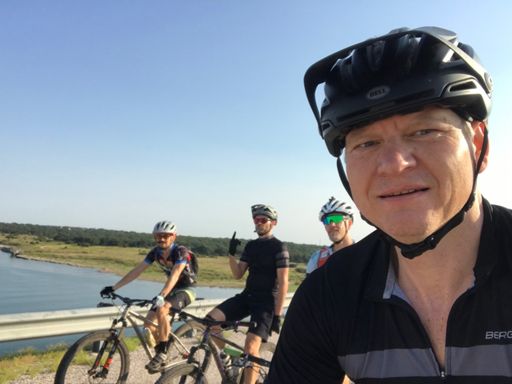 Almost got the band back together. The first Cody's DS pre-ride was also my first Austin group ride. It was these fellows -Jason +ShaneW.