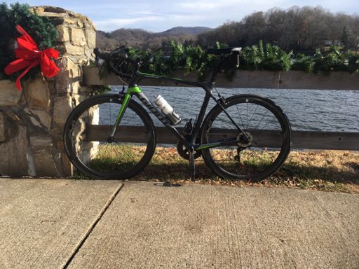 Bike by the lake, obviously