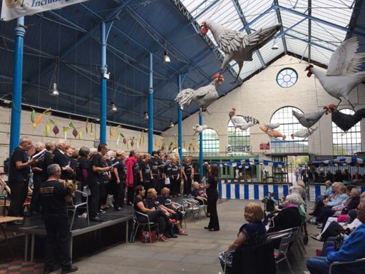 Stumbled across a pretty good funky choir in Abergavenny