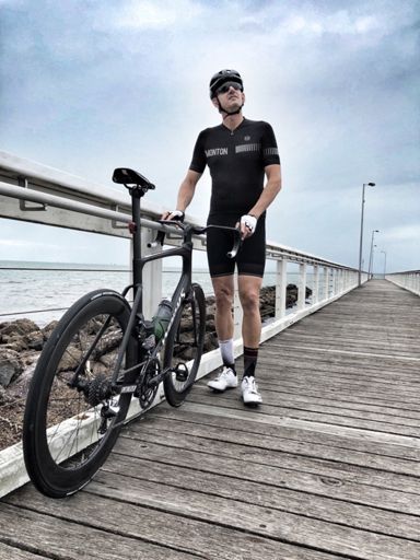 Monton Mika Pondering his sock choice🤔