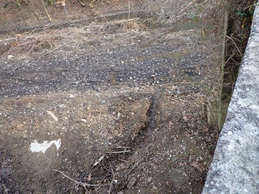 Results of my drainage ditch behind Snap.