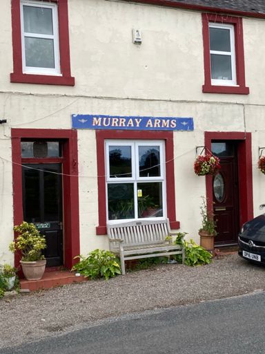 Always good to have a pub (Dalton, near Lockerbie) named after you! 