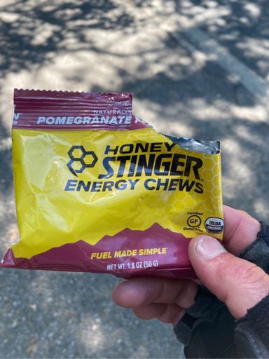 Powered me through today’s ride