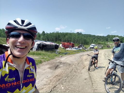 This junkyard had the most amazingly diverse set of vehicles.
