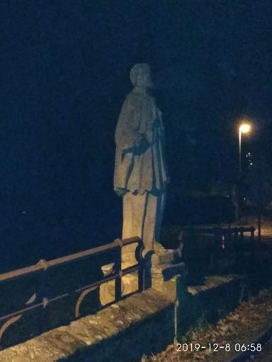 Johannes von Nepomuk auf der Johannisbrücke erbaut um 1740.