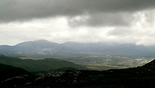 Uig Hills in the dustance