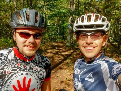 It was a beautiful day for a ride on the road and on the dirt.