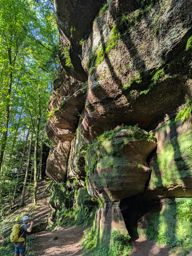 Descente en rappel avec Raphaël