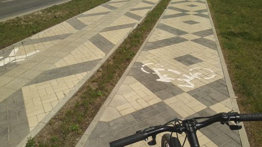 Первый раз в городе ехал по велодорожке😁👍