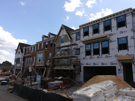 New homes at Rockland Village Green. Nice style!