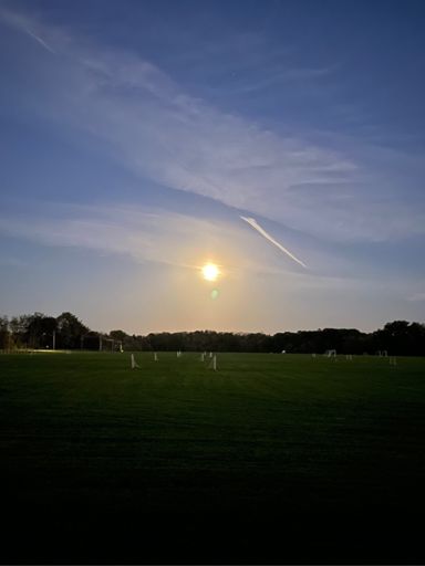 Moonlight over Knox farm