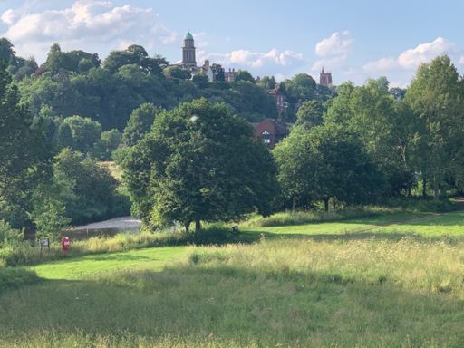 Nice scenery when you get into Shropshire!
