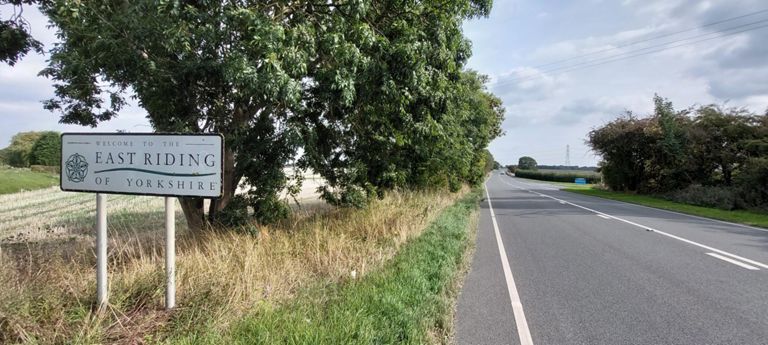 A63 Hull Road, after crossing the Loftsome Bridge over River Derwent, which joins the River Ouse 1.9 miles to the south west.