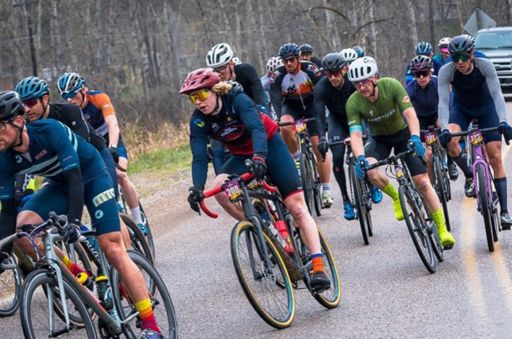 Rare photo of Elliot Thornblade on drop bars