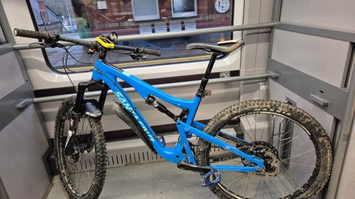 Can fit 2 bikes apparently. BMX I suspect .