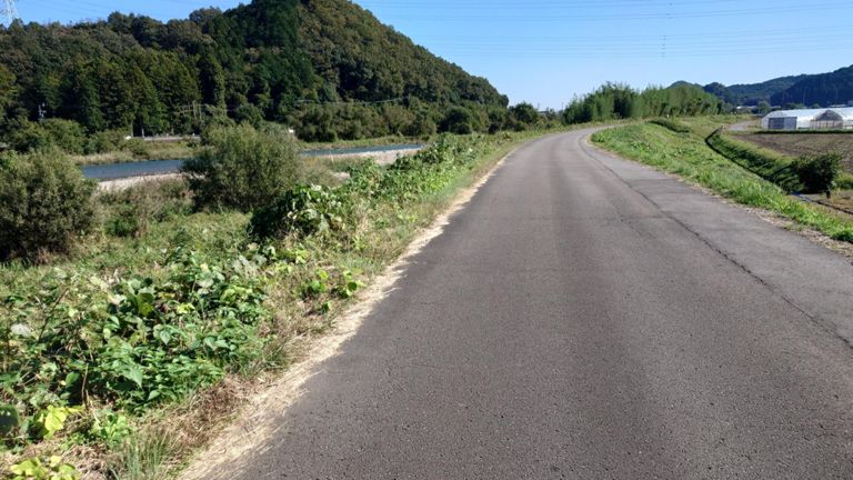 いつも走るR418の対岸線を走ってみたら、車は少ないし路面も良くて走りやすかった👍