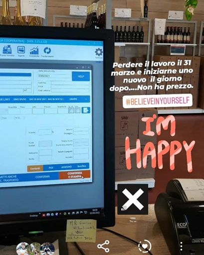 Il mio nuovo lavoro.