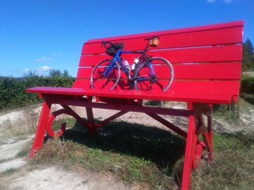 La prima Big Bench, quella che ha dato il via al "Big  Ben(g)ch"