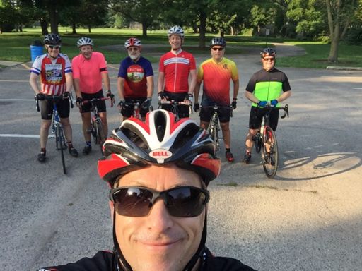 L-R: El Dondo, Bruce Almighty, Roger, Hollywood Dave, Craig, the Chuckster, and me in front