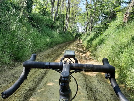 Afdaling richting Assent