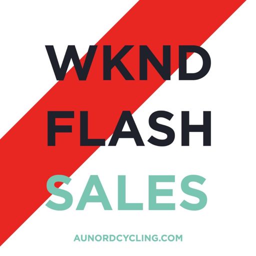 Weekend flash sales! Visit aunordcycling.com