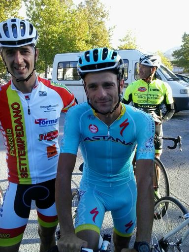 Ho gareggiato insieme a Michele Scarponi GF fabriano agosto 2015
