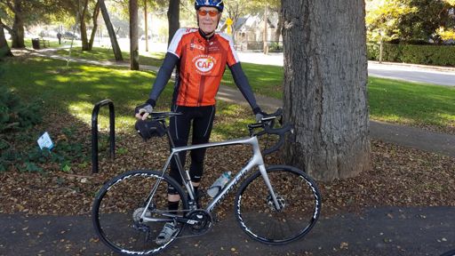 Hell Freezes Over! Paul has a new bike, a carbon fiber Cannondale with di2 electronic shifting, disc brakes, and wide tires