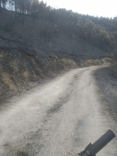 Da pena como quedou o monte