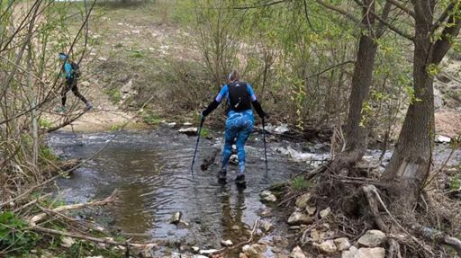 Переправа через Городёнку. Фото Сергея Булычева.