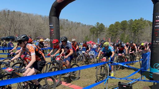 Josiah and the rest of the JV1 boys taking off.