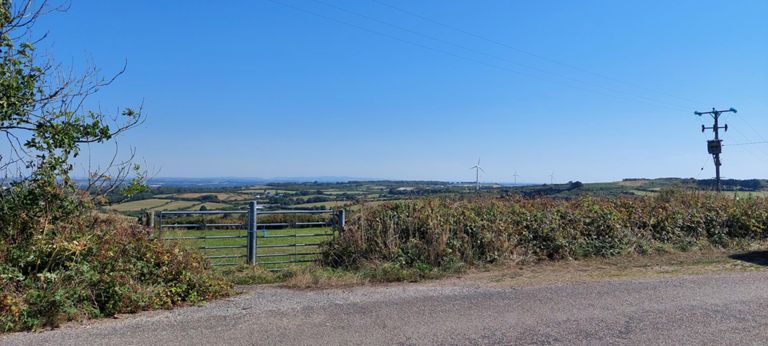 View in Hernis, probably looking northish