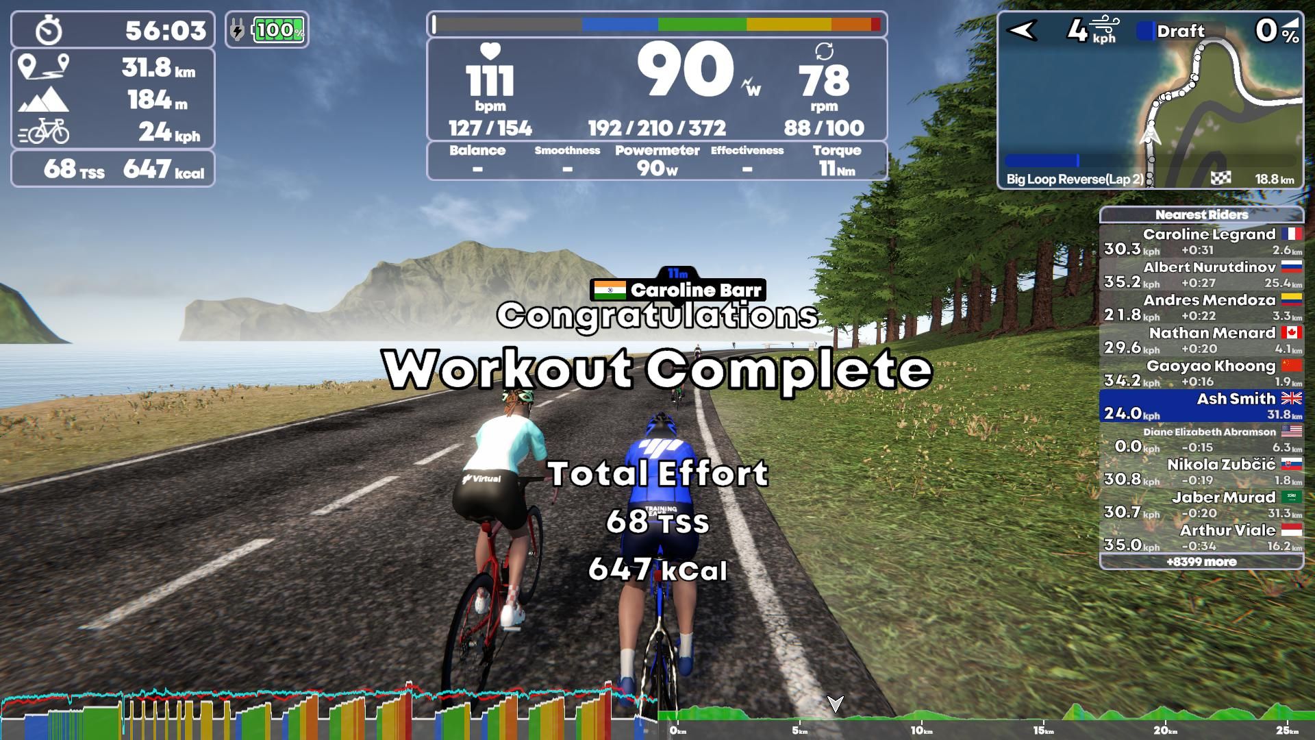 TrainingPeaks Virtual