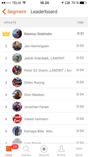 Syntes nok det gik meget stærkt ned ad bakke. Det gik så stærkt at jeg ikke kunne bremse. Jeg holdt bare fast i cyklen mens den hoppede og dansede. Jeg var godt nok ved at skide grønne grise:)