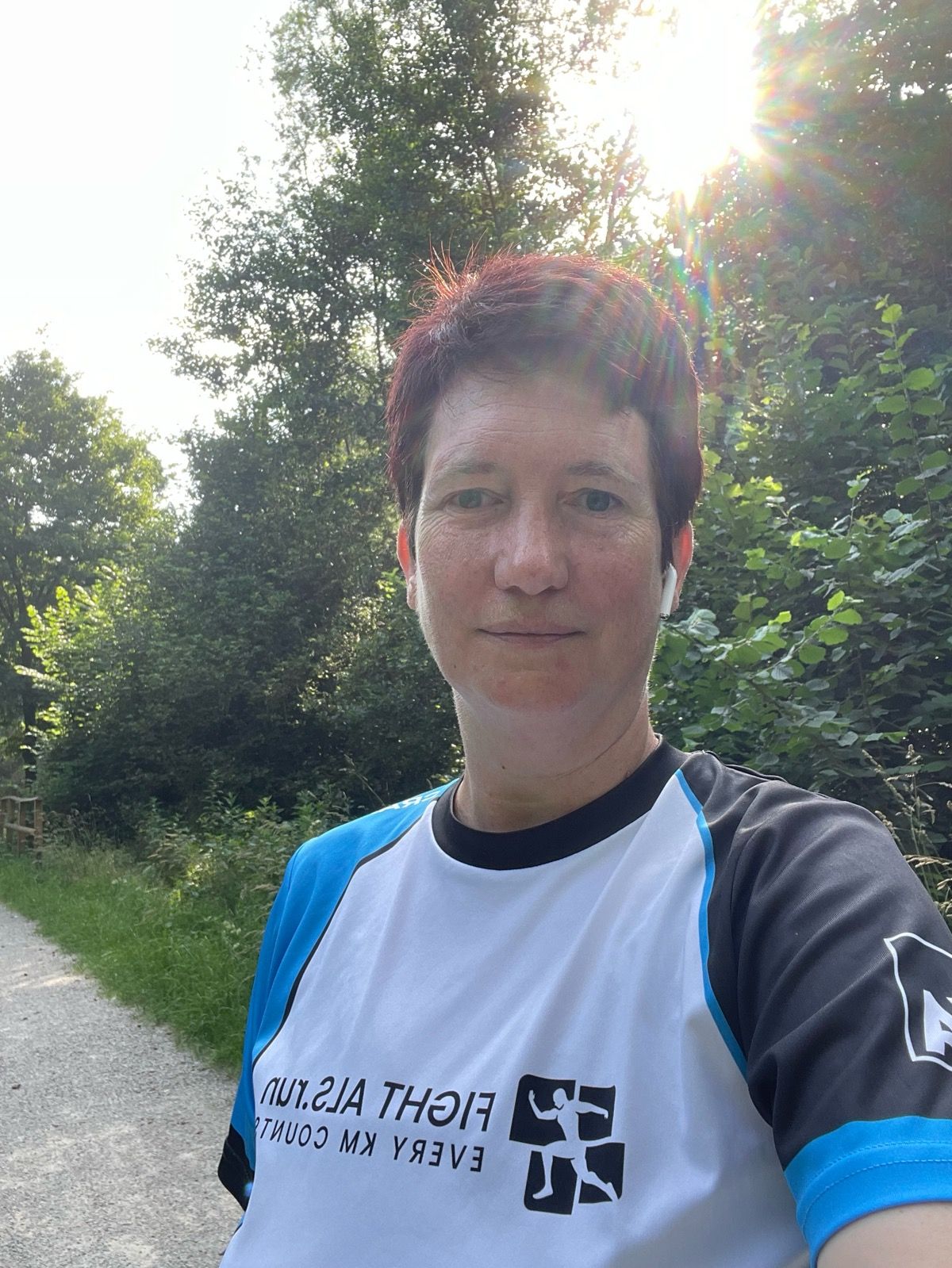 Heute für / gegen ALS gelaufen….. 