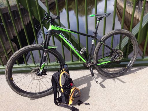 Push rod and very sweaty back pack