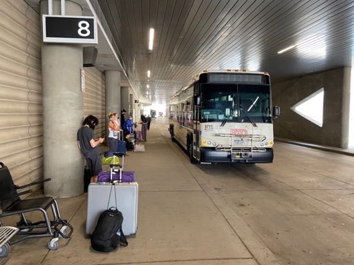 RTD bus from the airport