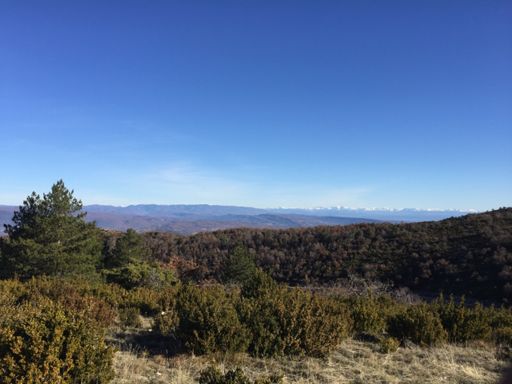 Les Alpes vu du Luberon