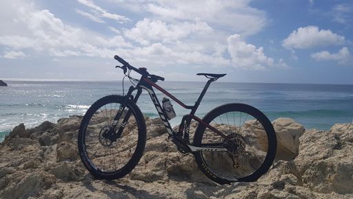 I don't usually take photos of my bike leaning on anywhere random. This is one of those exceptions. 