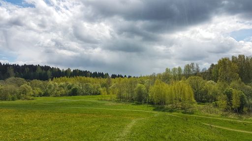 Вид с Денискиной горки.