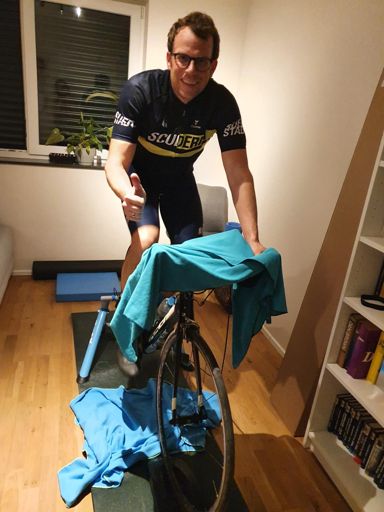 Handtuch war notwendig