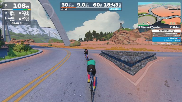 Zwift - Tides and Temples in Watopia - Ride 2 of 2