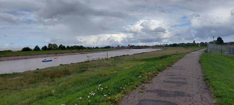 Beside River Great Ouse near King's Lynn