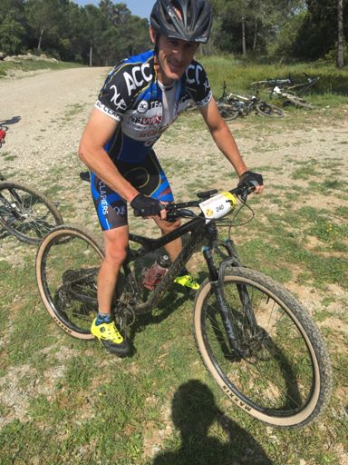 Steph avec son nouveau jouet !!!