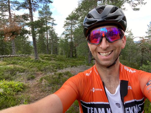 5 min etter dette knøla jeg det til ned mot Gørja, og fikk sprekk i overrøret 🤦🏻