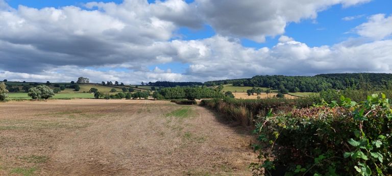 Corve Dale, the valley in which the River Corve flows.  