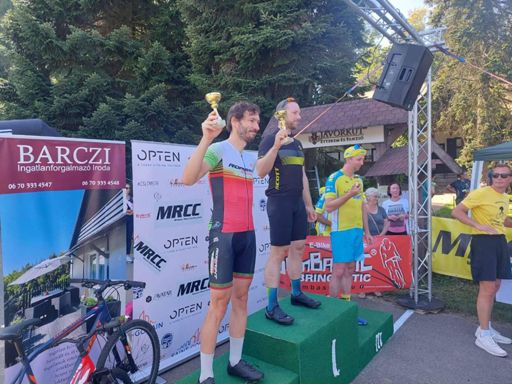 Elit2 sprintszakasz dobogó. 1 helyezett Sárkány Balázs, 3. Katona János
