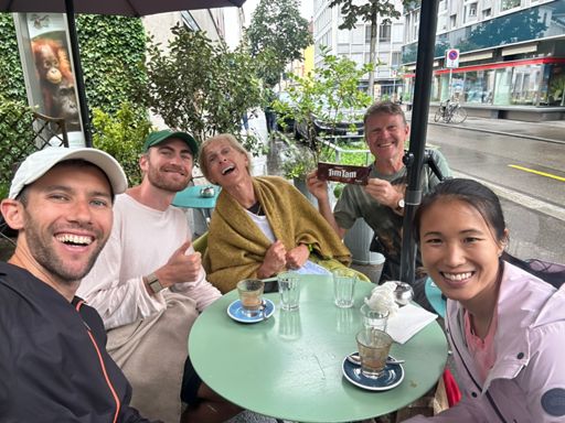 TimTams gift from Ollie's parent Kate and Greg! 